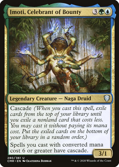 Imoti, Celebrant of Bounty (280) [Commander Legends]
