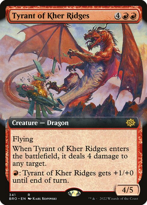 Tyrant of Kher Ridges (341) [The Brothers' War] [Extended Art]