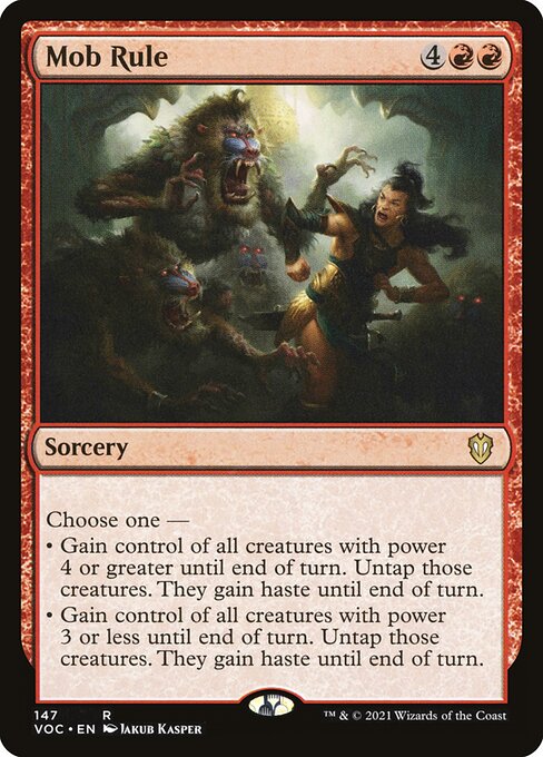 Mob Rule (147) [Crimson Vow Commander]