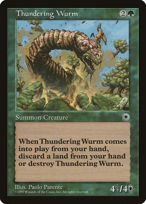 Thundering Wurm (189) [Portal]