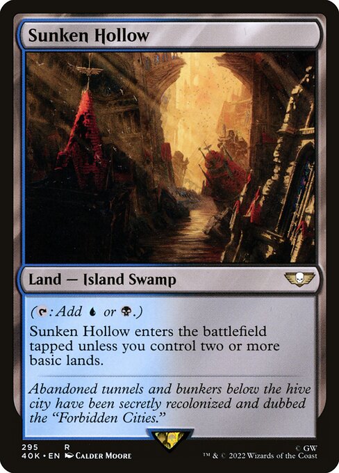 Sunken Hollow (295) [Warhammer 40,000 Commander]