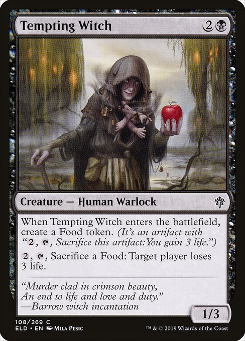 Tempting Witch (108) [Throne of Eldraine]