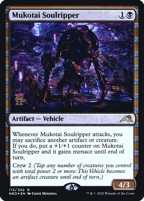 Mukotai Soulripper (113s) [Kamigawa: Neon Dynasty Promos]