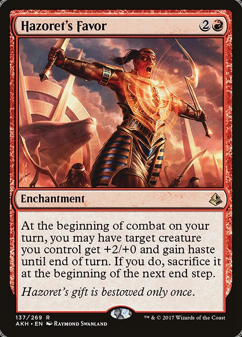 Hazoret's Favor (137) [Amonkhet]