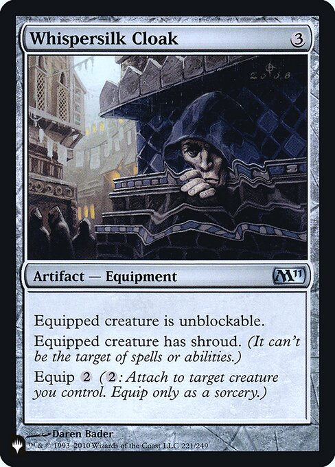 Whispersilk Cloak (M11-221) [The List]