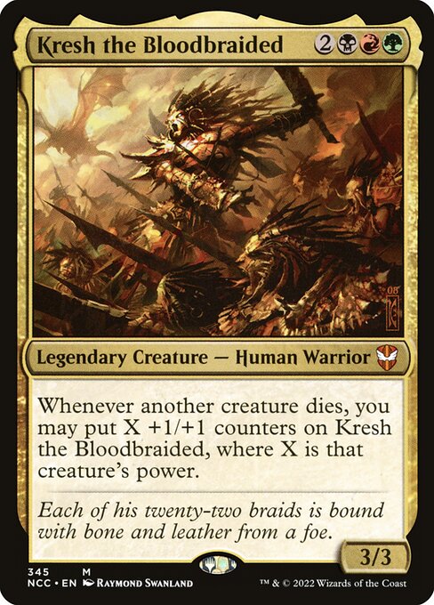 Kresh the Bloodbraided (345) [New Capenna Commander]