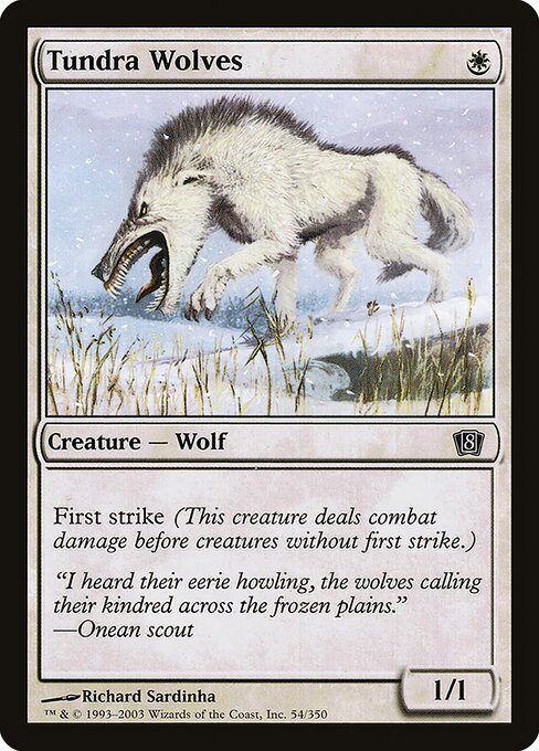 Tundra Wolves (54★) [Eighth Edition]