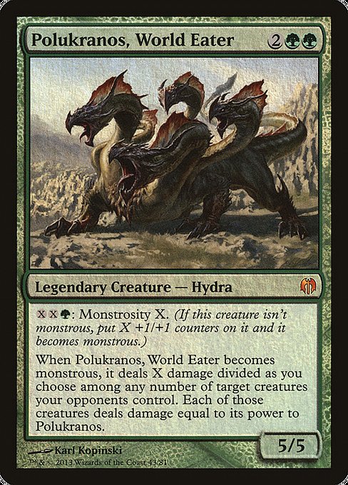 Polukranos, World Eater (43) [Duel Decks: Heroes vs. Monsters]