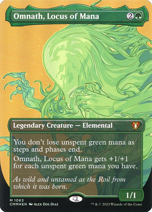 Omnath, Locus of Mana (1063) [Commander Masters] [Borderless]