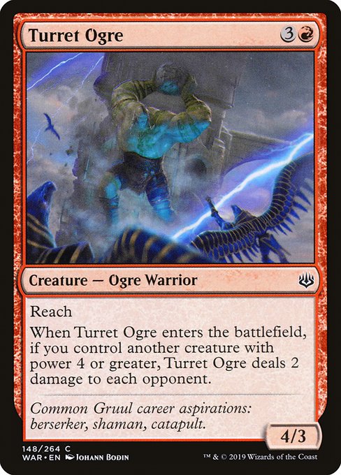 Turret Ogre (148) [War of the Spark]