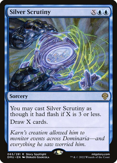 Silver Scrutiny (65) [Dominaria United]