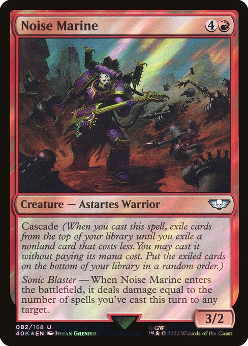 Noise Marine (82★) [Warhammer 40,000 Commander]