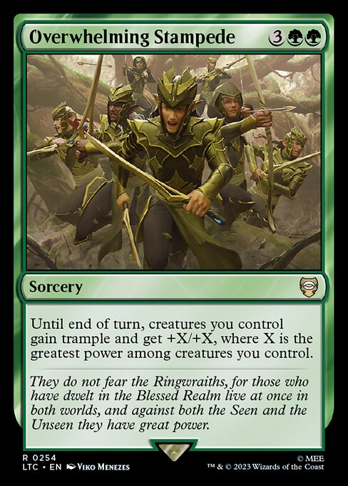 Overwhelming Stampede (254) [Tales of Middle-earth Commander]