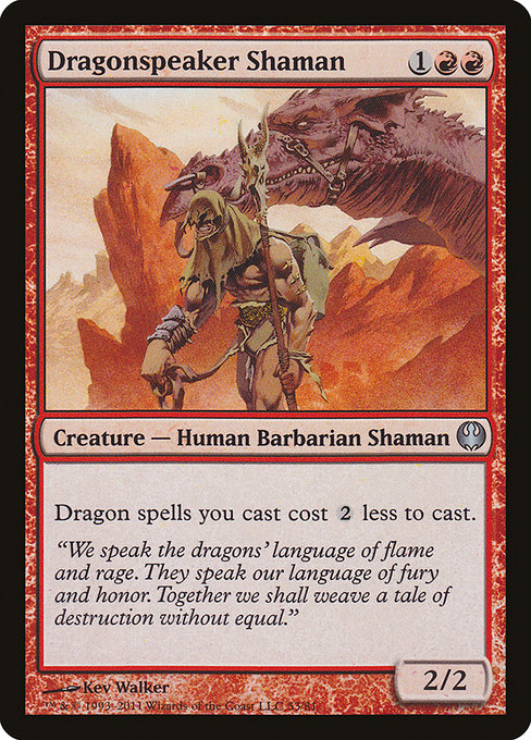 Dragonspeaker Shaman (53) [Duel Decks: Knights vs. Dragons]