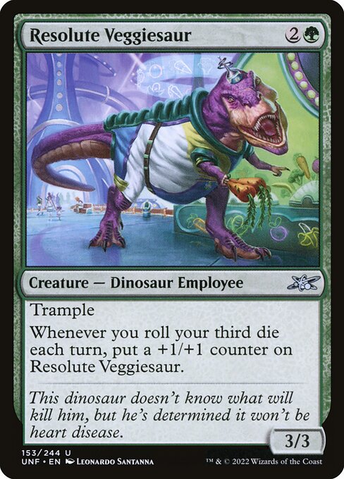 Resolute Veggiesaur (153) [Unfinity]