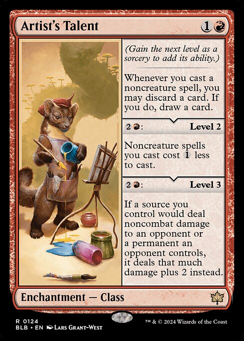 Artist's Talent (124) [Bloomburrow]