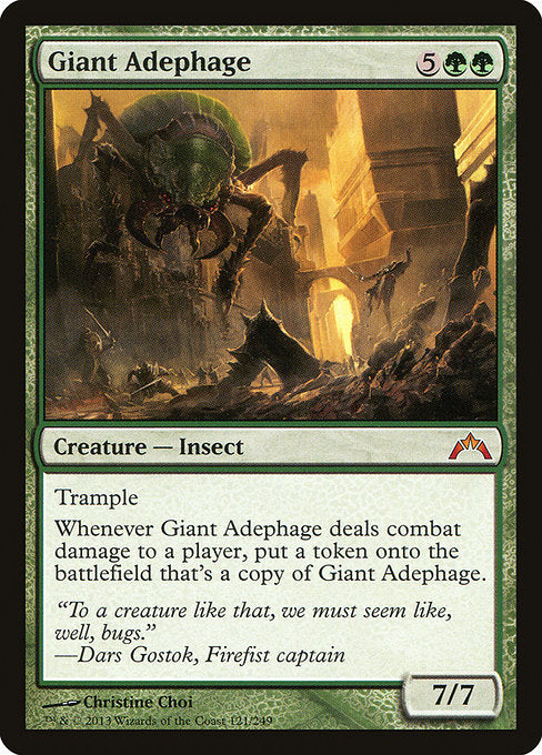 Giant Adephage (121) [Gatecrash]