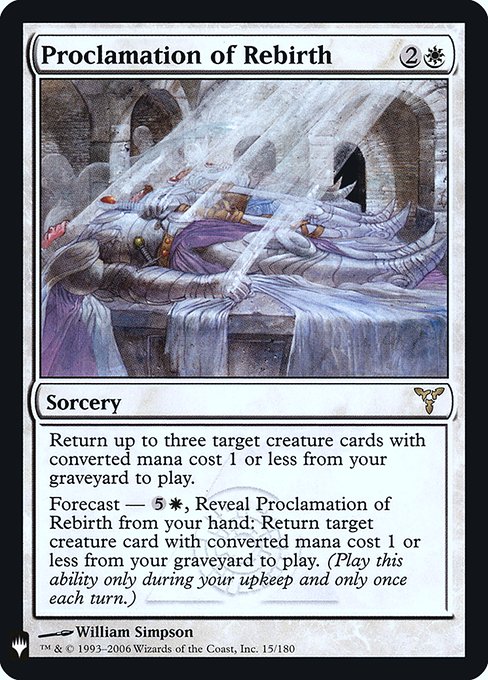 Proclamation of Rebirth (DIS-15) [The List]