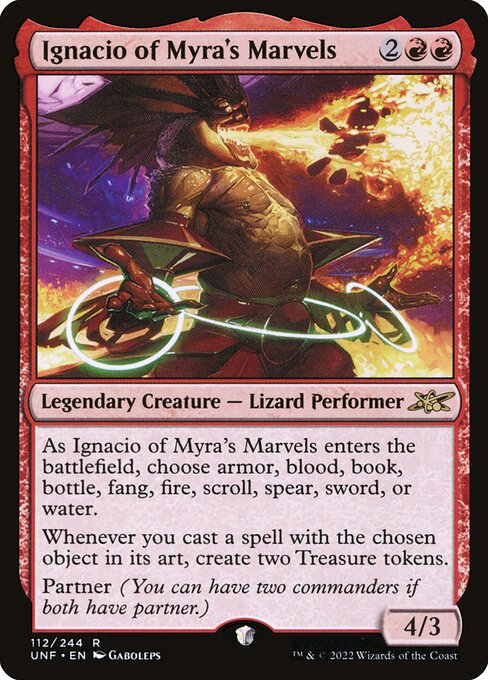 Ignacio of Myra's Marvels (112) [Unfinity]