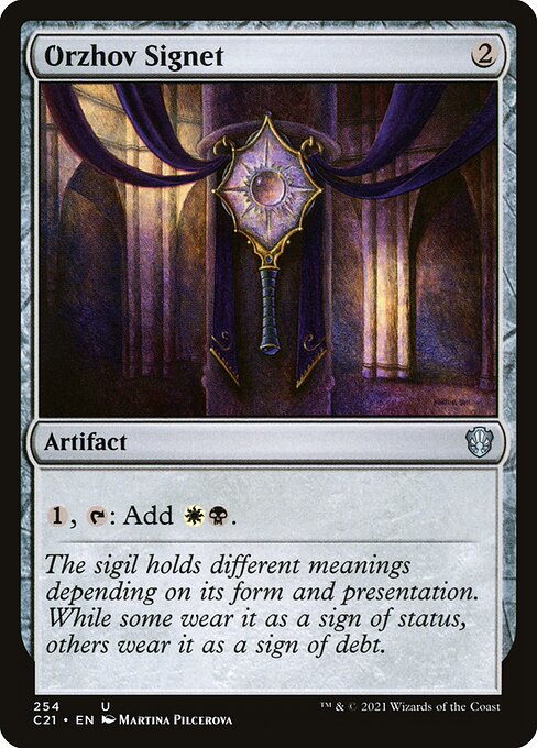 Orzhov Signet (254) [Commander 2021]