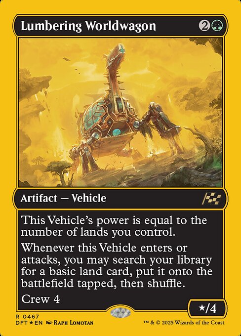Lumbering Worldwagon (467) [Aetherdrift]