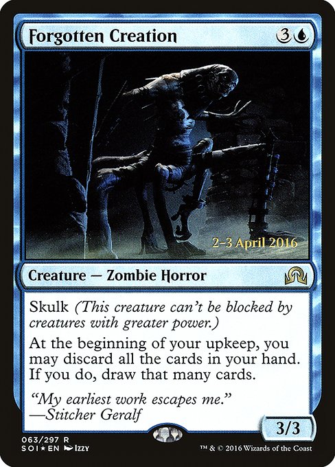 Forgotten Creation (63s) [Shadows over Innistrad Promos]