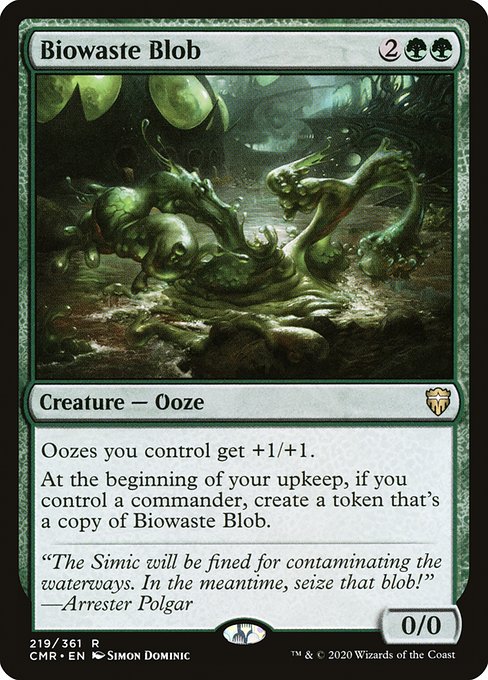 Biowaste Blob (219) [Commander Legends]