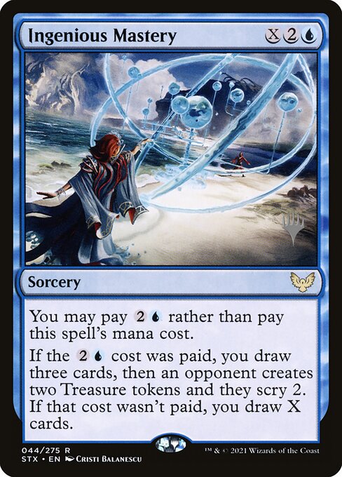 Ingenious Mastery (44p) [Strixhaven: School of Mages Promos]