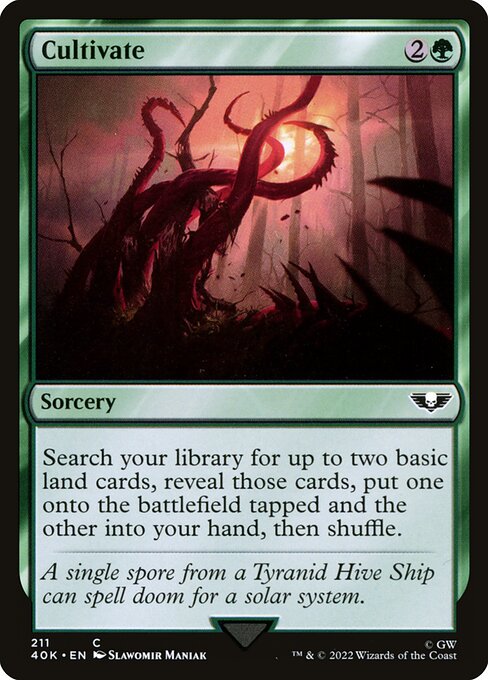 Cultivate (211) [Warhammer 40,000 Commander]