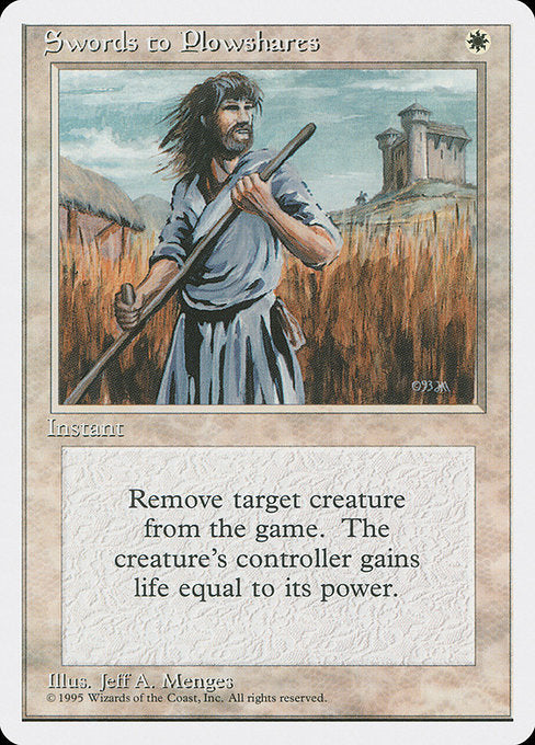 Swords to Plowshares (52) [Fourth Edition]
