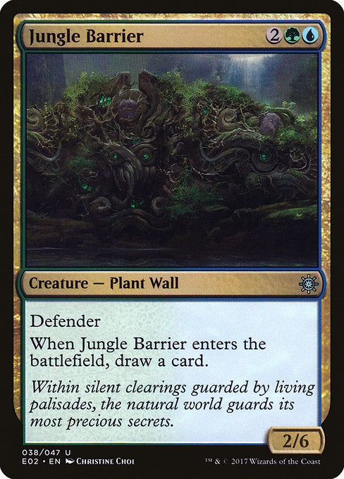 Jungle Barrier (38) [Explorers of Ixalan]