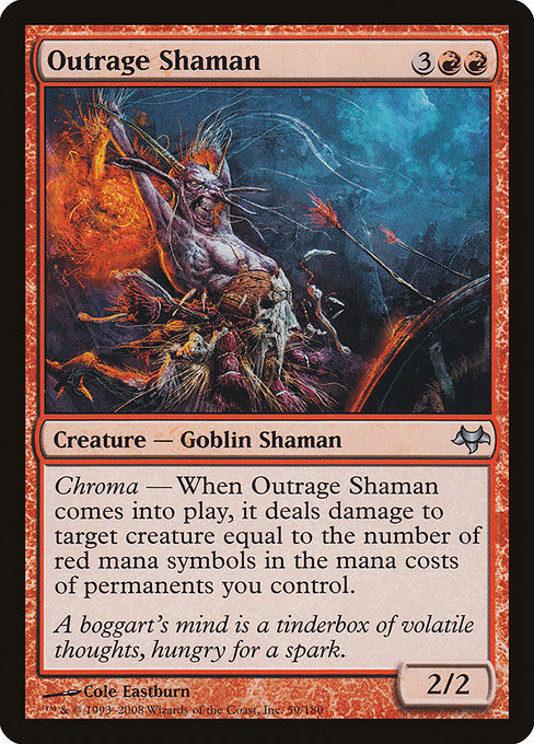 Outrage Shaman (59) [Eventide]