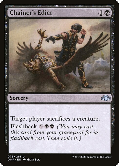Chainer's Edict (78) [Dominaria Remastered]