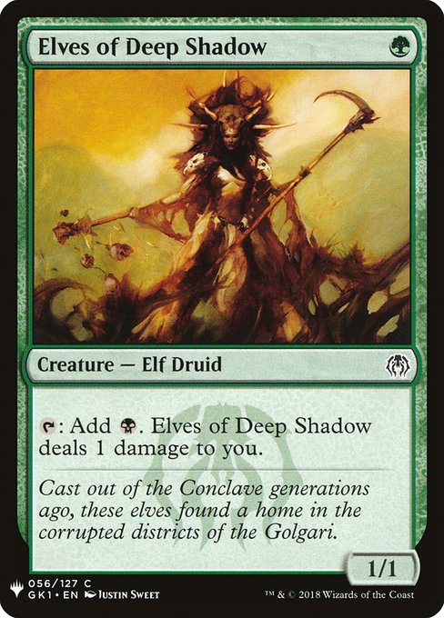 Elves of Deep Shadow (GK1-56) [The List]