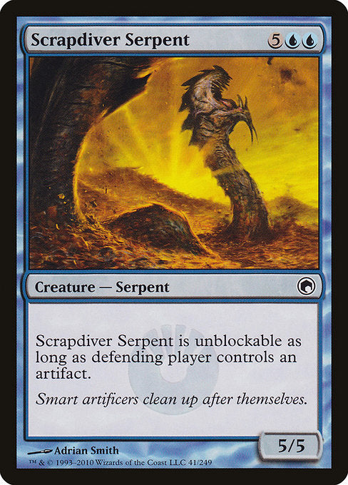 Scrapdiver Serpent (41) [Scars of Mirrodin]