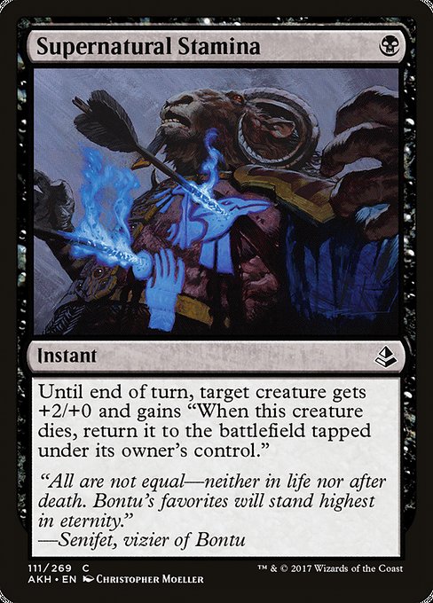 Supernatural Stamina (111) [Amonkhet]