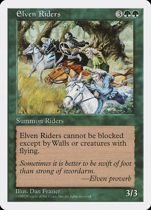 Elven Riders (291) [Fifth Edition]