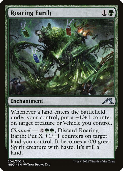 Roaring Earth (204) [Kamigawa: Neon Dynasty]