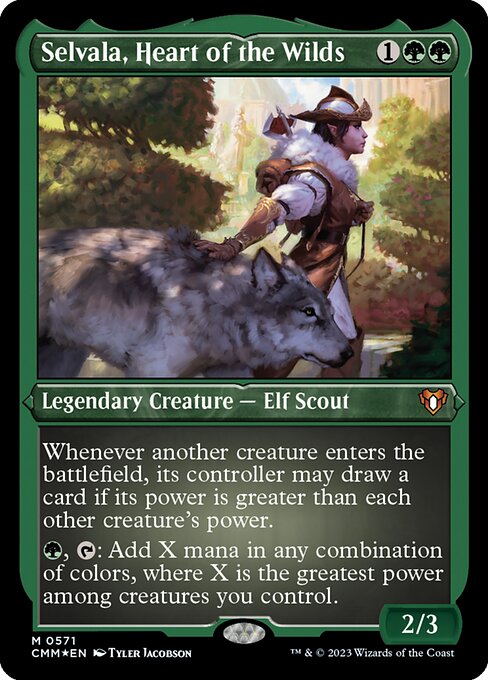 Selvala, Heart of the Wilds (571) [Commander Masters]