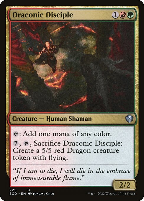 Draconic Disciple (225) [Starter Commander Decks]