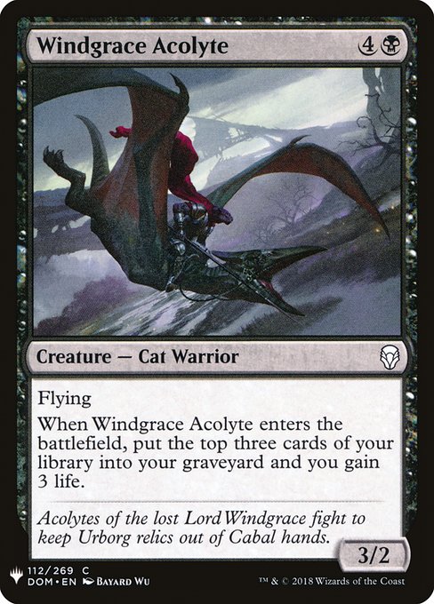 Windgrace Acolyte (DOM-112) [The List]