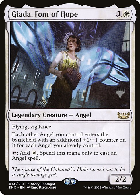 Giada, Font of Hope (14p) [Streets of New Capenna Promos]