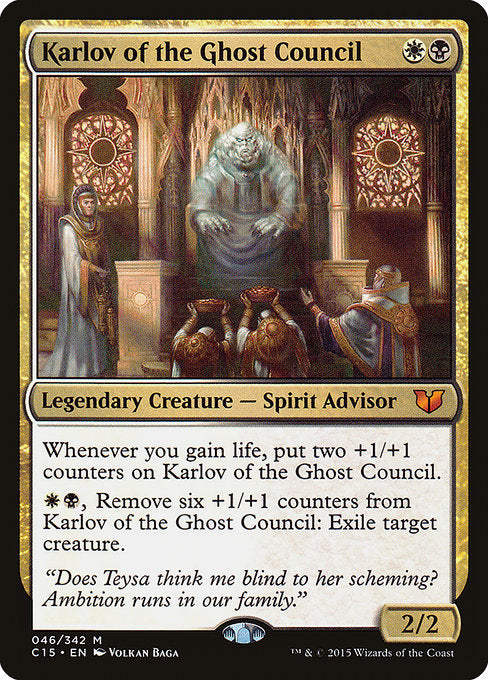 Karlov of the Ghost Council (46) [Commander 2015]
