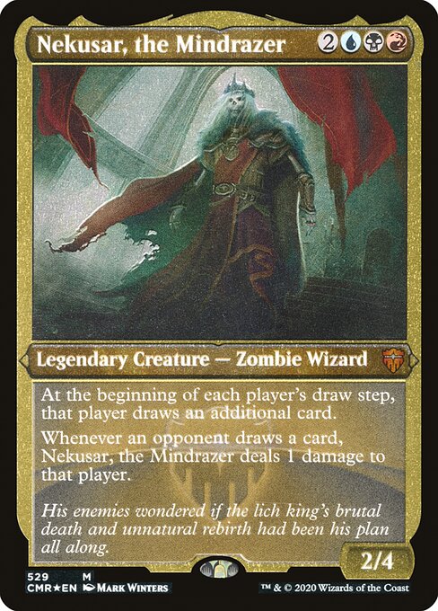 Nekusar, the Mindrazer (529) [Commander Legends] [Etched]