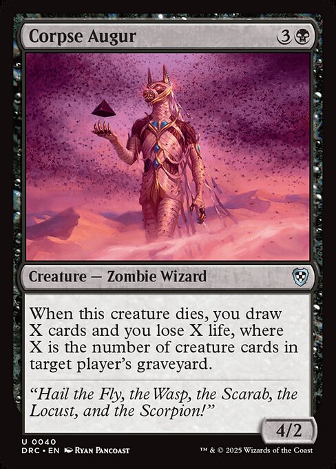 Corpse Augur (40) [Aetherdrift Commander]
