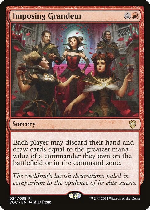 Imposing Grandeur (24) [Crimson Vow Commander]