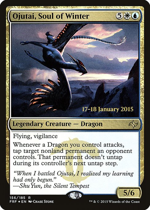 Ojutai, Soul of Winter (156s) [Fate Reforged Promos]