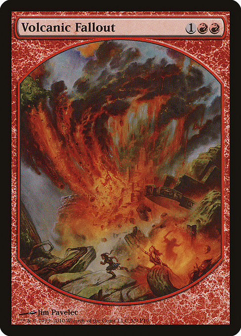 Volcanic Fallout (5) [Magic Player Rewards 2010]