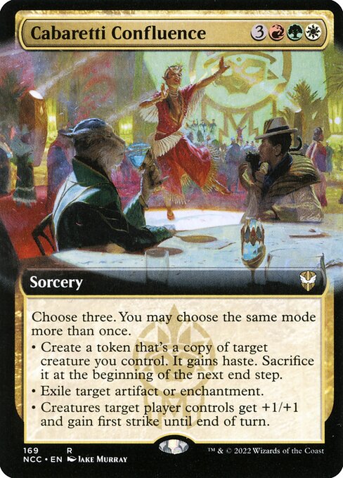 Cabaretti Confluence (169) [New Capenna Commander] [Extended Art]