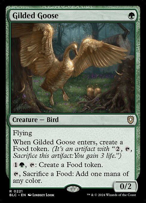 Gilded Goose (221) [Bloomburrow Commander]